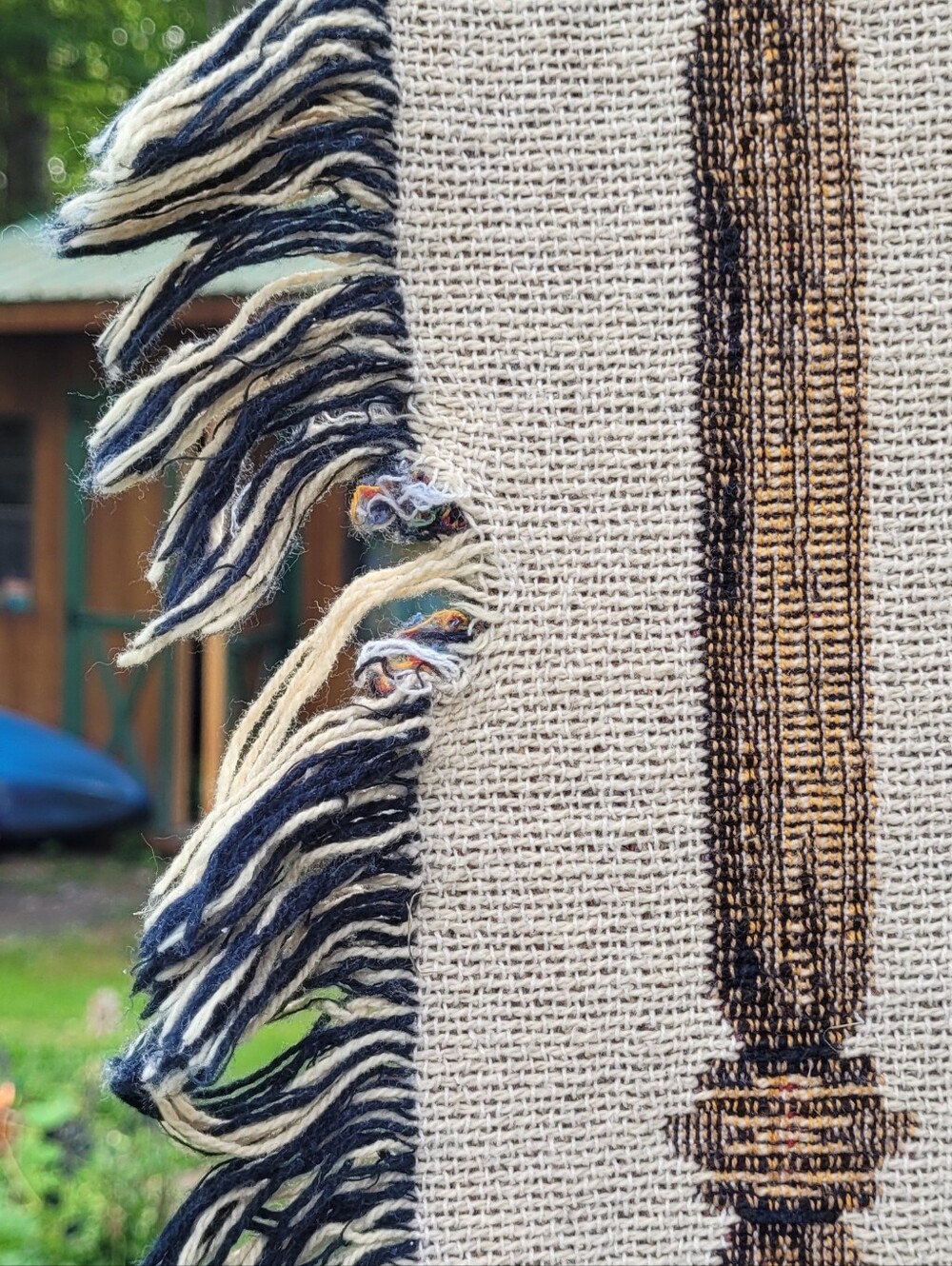 Vintage Hummingbird Tapestry Throw Blanket Floral Butterfly Cottagecore - Picture 4 of 6